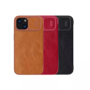کیف کلاسوری نیلکین مدل Qin Pro Leather مناسب برای گوشی موبایل اپل iPhone 15