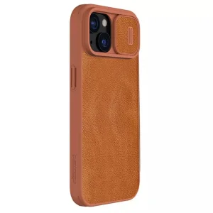 کیف کلاسوری نیلکین مدل Qin Pro Leather مناسب برای گوشی موبایل اپل iPhone 15