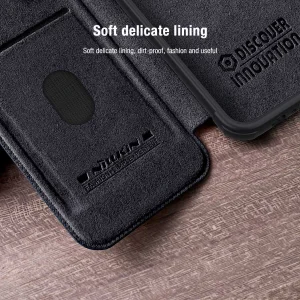 کیف کلاسوری نیلکین مدل Qin Pro Leather مناسب برای گوشی موبایل اپل iPhone 15