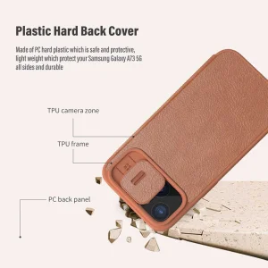 کیف کلاسوری نیلکین مدل Qin Pro Leather مناسب برای گوشی موبایل اپل iPhone 15