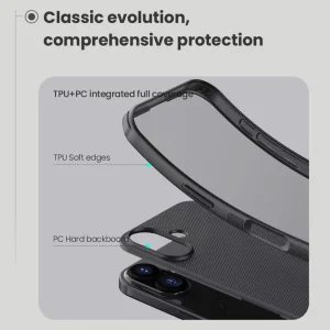 کاور نیلکین مدل Super Frosted Shield Pro مناسب برای گوشی موبایل اپل iPhone 17