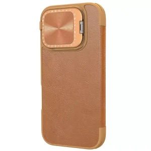 کیف کلاسوری نیلکین مدل Qin Prop Leather مناسب برای گوشی موبایل اپل iPhone 16 Pro