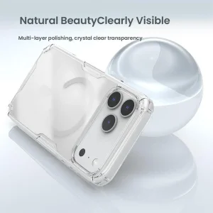 کاور نیلکین مدل Nature TPU Pro Magnetic مناسب برای گوشی موبایل اپل iPhone 17 Pro