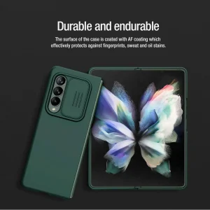 کاور نیلکین مدل CamShield Silky silicon مناسب برای گوشی موبایل سامسونگ Galaxy Z Fold 3
