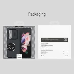 کاور نیلکین مدل CamShield Silky silicon مناسب برای گوشی موبایل سامسونگ Galaxy Z Fold 3
