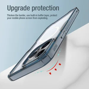 کاور نیلکین مدل Nature TPU Pro Magnetic مناسب برای گوشی موبایل اپل iPhone 15 Pro Max / 14 Pro Max / 13 Pro Max