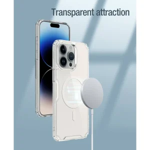 کاور نیلکین مدل Nature TPU Pro Magnetic مناسب برای گوشی موبایل اپل iPhone 15 Pro Max / 14 Pro Max / 13 Pro Max