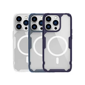 کاور نیلکین مدل Nature TPU Pro Magnetic مناسب برای گوشی موبایل اپل iPhone 15 Pro Max / 14 Pro Max / 13 Pro Max