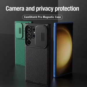 کاور نیلکین مدل CamShield Pro Magnetic مناسب برای گوشی موبایل سامسونگ Galaxy S24 Ultra