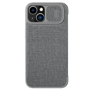 کیف کلاسوری نیلکین مدل Qin Pro Plain Cloth مناسب برای گوشی موبایل اپل iPhone 14 plus