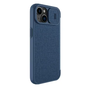 کیف کلاسوری نیلکین مدل Qin Pro Plain Cloth مناسب برای گوشی موبایل اپل iPhone 14 plus
