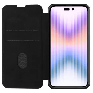 کیف کلاسوری نیلکین مدل Qin Pro Plain Cloth مناسب برای گوشی موبایل اپل iPhone 14 Pro Max