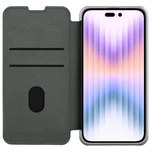 کیف کلاسوری نیلکین مدل Qin Pro Plain Cloth مناسب برای گوشی موبایل اپل iPhone 14 Pro Max