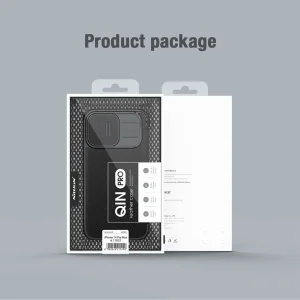 کیف کلاسوری نیلکین مدل Qin Pro Plain Cloth مناسب برای گوشی موبایل اپل iPhone 14 Pro Max