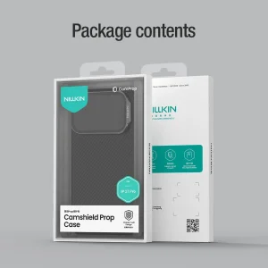 کاور نیلکین مدل Camshield Prop Transparent Lens Guard مناسب برای گوشی موبایل اپل iPhone 17 Pro