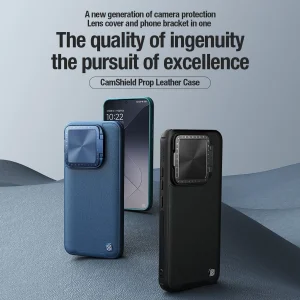 کاور نیلکین مدل Camshield Prop Leather مناسب برای گوشی موبایل شیائومی Mi 14 Pro