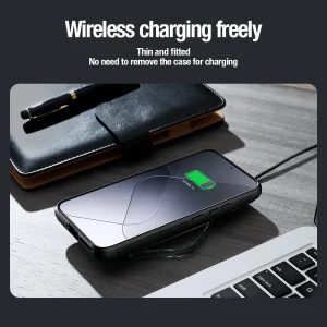 کاور نیلکین مدل Camshield Prop Leather مناسب برای گوشی موبایل شیائومی Mi 14 Pro