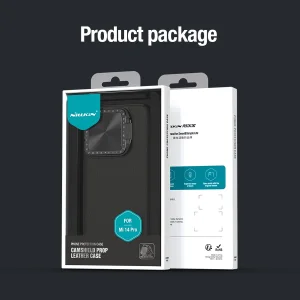 کاور نیلکین مدل Camshield Prop Leather مناسب برای گوشی موبایل شیائومی Mi 14 Pro