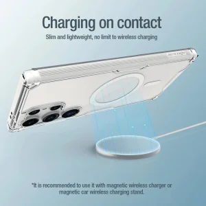 کاور نیلکین مدل Nature TPU Pro Magnetic مناسب برای گوشی موبایل سامسونگ Galaxy S25 Ultra