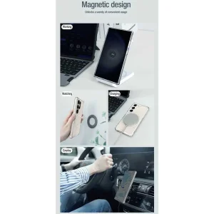 کاور نیلکین مدل Nature TPU Pro Magnetic مناسب برای گوشی موبایل سامسونگ Galaxy S25 Ultra