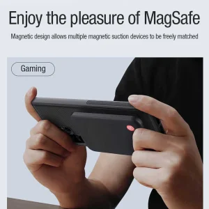کاور نیلکین مدل Super Frosted Shield Pro Magnetic مناسب برای گوشی موبایل سامسونگ Galaxy S23 Ultra