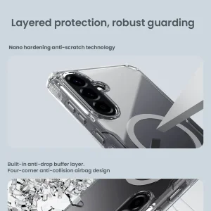 کاور نیلکین مدل Nature TPU Pro Magnetic مناسب برای گوشی موبایل سامسونگ Galaxy A56