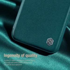 کیف کلاسوری نیلکین مدل Qin Pro Plain Cloth مناسب برای گوشی موبایل سامسونگ Galaxy S22