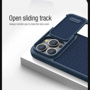 کاور نیلکین مدل  Textured S Case مناسب برای گوشی موبایل اپل iPhone 14 Pro
