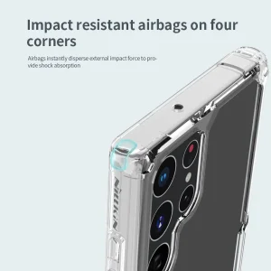 کاور نیلکین مدل Nature TPU Pro مناسب برای گوشی موبایل سامسونگ Galaxy S22 Ultra