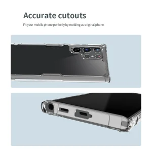 کاور نیلکین مدل Nature TPU Pro مناسب برای گوشی موبایل سامسونگ Galaxy S22 Ultra