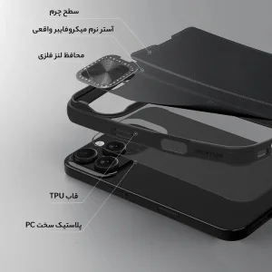 کیف کلاسوری نیلکین مدل Qin Prop Leather مناسب برای گوشی موبایل اپل iPhone 16 Pro Max