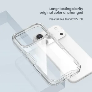 کاور نیلکین مدل Nature TPU Pro مناسب برای گوشی موبایل اپل iPhone 17 Air