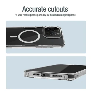 کاور نیلکین مدل Nature TPU Pro Magnetic مناسب برای گوشی موبایل اپل iPhone 15 Pro Max