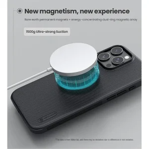 کاور نیلکین مدل Super Frosted Shield Pro Magnetic مناسب برای گوشی موبایل اپل iPhone 16 Pro Max