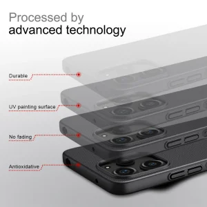 کاور نیلکین مدل Super Frosted Shield مناسب برای گوشی موبایل شیائومی Redmi 12 4G / Note 12R 5G