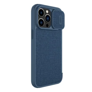 کیف کلاسوری نیلکین مدل Qin Pro Plain Cloth مناسب برای گوشی موبایل اپل iPhone 14 Pro