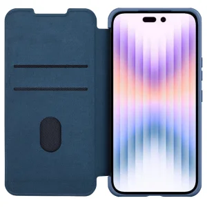 کیف کلاسوری نیلکین مدل Qin Pro Plain Cloth مناسب برای گوشی موبایل اپل iPhone 14 Pro