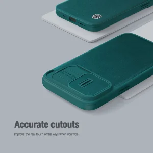 کیف کلاسوری نیلکین مدل Qin Pro Plain Cloth مناسب برای گوشی موبایل اپل iPhone 14 Pro
