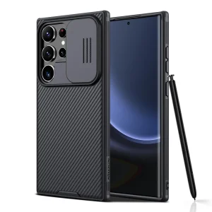 کاور نیلکین مدل Camshield Pro مناسب برای گوشی موبایل سامسونگ Galaxy S24 Ultra