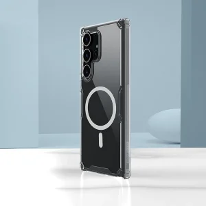 کاور نیلکین مدل Nature TPU Pro Magnetic مناسب برای گوشی موبایل سامسونگ Galaxy S24 ULTRA
