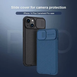 کاور نیلکین مدل Camshield Pro مناسب برای گوشی موبایل اپل iPhone 15 Plus/ 14 Plus