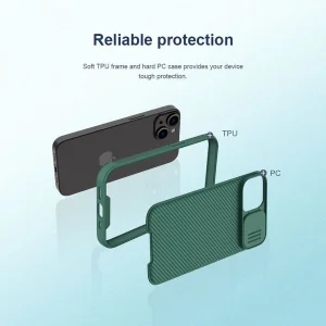 کاور نیلکین مدل Camshield Pro مناسب برای گوشی موبایل اپل iPhone 15 Plus/ 14 Plus