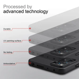 کاور نیلکین مدل Super Frosted Shield مناسب برای گوشی موبایل شیائومی Redmi Note 12T Pro 5G / Note 11T Pro / Note 11T Pro Plus / Poco X4 GT 5G / Redmi K50i 5G