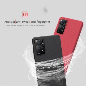کاور نیلکین مدل Super Frosted Shield مناسب برای گوشی موبایل شیائومی Redmi Note 12T Pro 5G / Note 11T Pro / Note 11T Pro Plus / Poco X4 GT 5G / Redmi K50i 5G