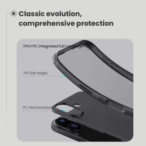 کاور نیلکین مدل Super Frosted Shield Pro مناسب برای گوشی موبایل اپل iPhone 17