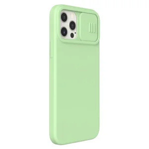 کاور نیلکین مدل CamShield Silky Magnetic silicon مناسب برای گوشی موبایل اپل iPhone 12 / iPhone 12 Pro