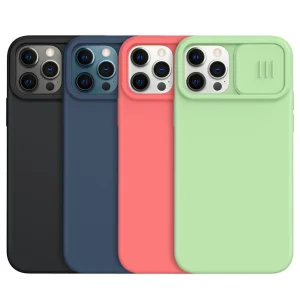 کاور نیلکین مدل CamShield Silky Magnetic silicon مناسب برای گوشی موبایل اپل iPhone 12 / iPhone 12 Pro