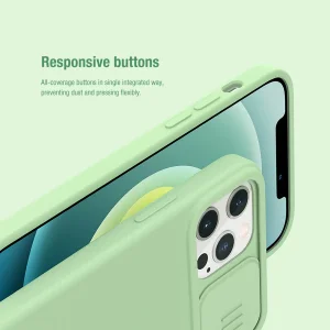 کاور نیلکین مدل CamShield Silky Magnetic silicon مناسب برای گوشی موبایل اپل iPhone 12 / iPhone 12 Pro