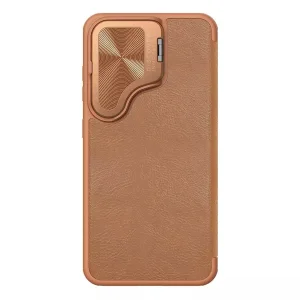 کیف کلاسوری نیلکین مدل Qin Prop Leather Classic Cloth مناسب برای گوشی موبایل سامسونگ Galaxy S24 Plus