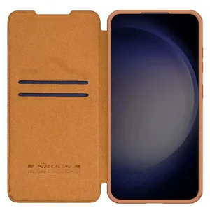 کیف کلاسوری نیلکین مدل Qin Prop Leather Classic Cloth مناسب برای گوشی موبایل سامسونگ Galaxy S24 Plus